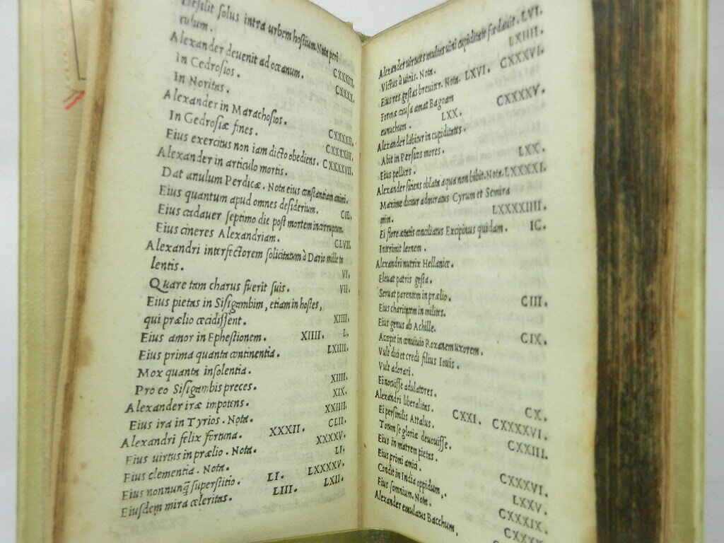 QUINTUS CURTIUS RUFUS 1507 De Rebus Gestis Alexandri Magni, First Giunta Edition