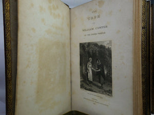 THE WORKS OF WILLIAM COWPER 1817-1818 IN THREE VOLUMES, FINELY BOUND