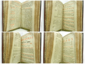 ALMANACKS FOR THE YEAR 1688, Contemporary Red Morocco Binding