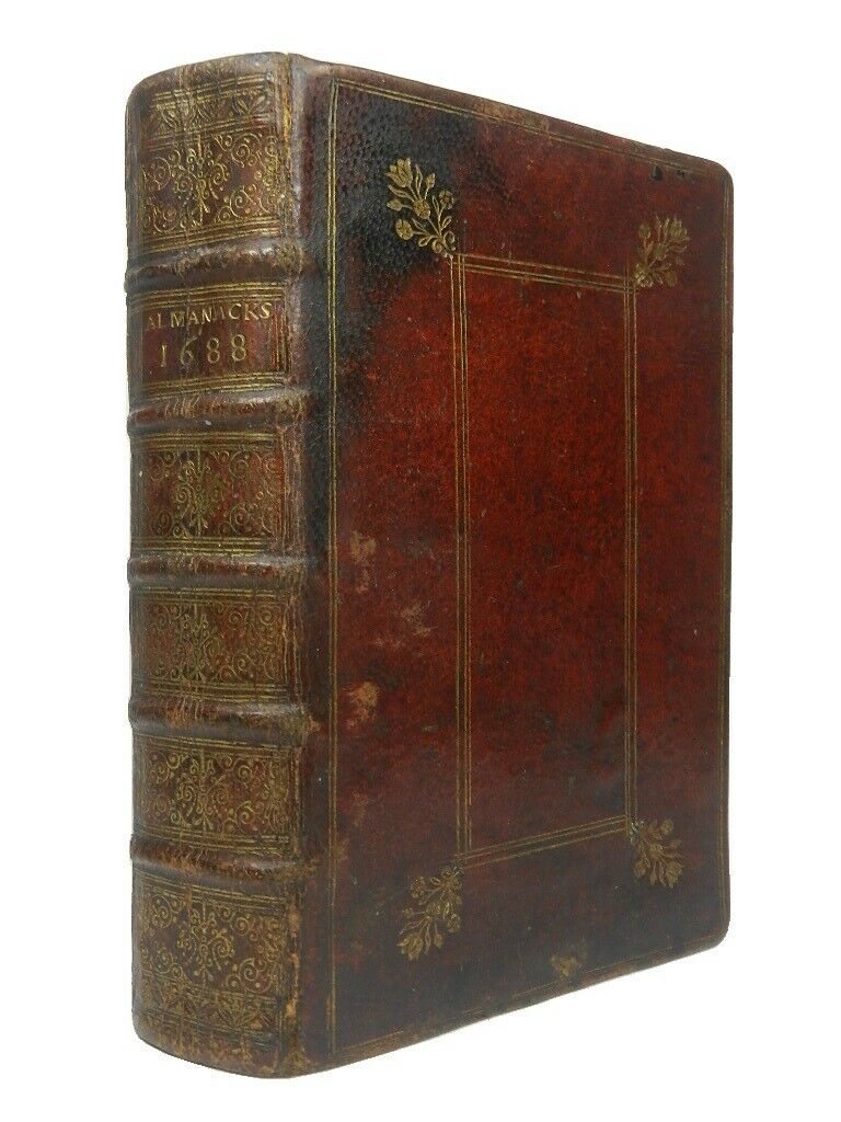 ALMANACKS FOR THE YEAR 1688, Contemporary Red Morocco Binding