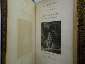 THE WORKS OF WILLIAM COWPER 1817-1818 IN THREE VOLUMES, FINELY BOUND