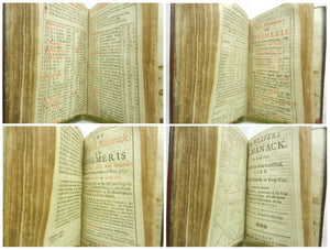 ALMANACKS FOR THE YEAR 1688, Contemporary Red Morocco Binding