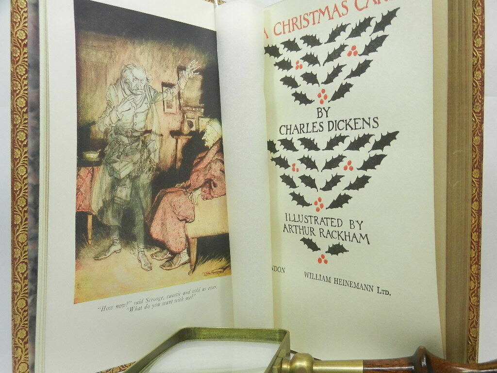A CHRISTMAS CAROL BY CHARLES DICKENS Illustrated by Rackham Fine Bayntun Binding
