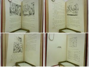 ALICE'S ADVENTURES IN WONDERLAND & THROUGH THE LOOKING-GLASS 1897 UNIFORM EDITIONS BY LEWIS CARROLL