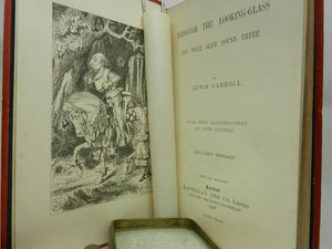 ALICE'S ADVENTURES IN WONDERLAND & THROUGH THE LOOKING-GLASS 1897 UNIFORM EDITIONS BY LEWIS CARROLL