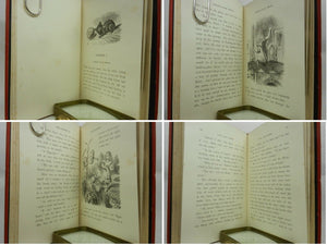 ALICE'S ADVENTURES IN WONDERLAND & THROUGH THE LOOKING-GLASS 1897 UNIFORM EDITIONS BY LEWIS CARROLL