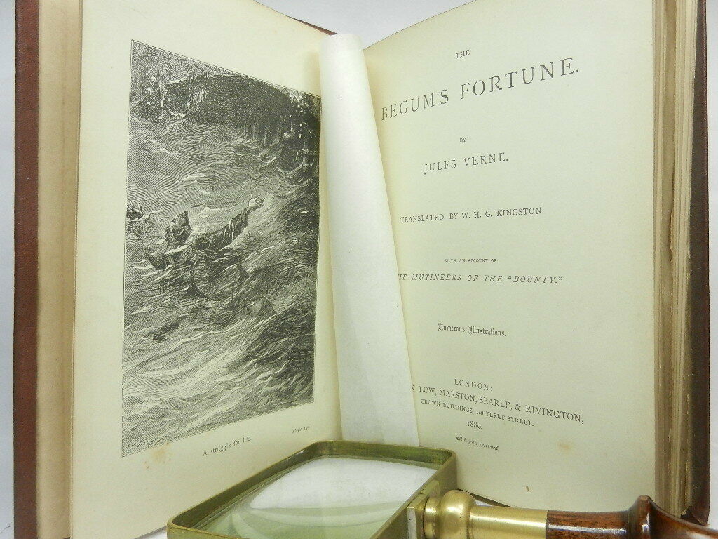 THE BEGUM'S FORTUNE BY JULES VERNE 1880 FIRST ENGLISH EDITION