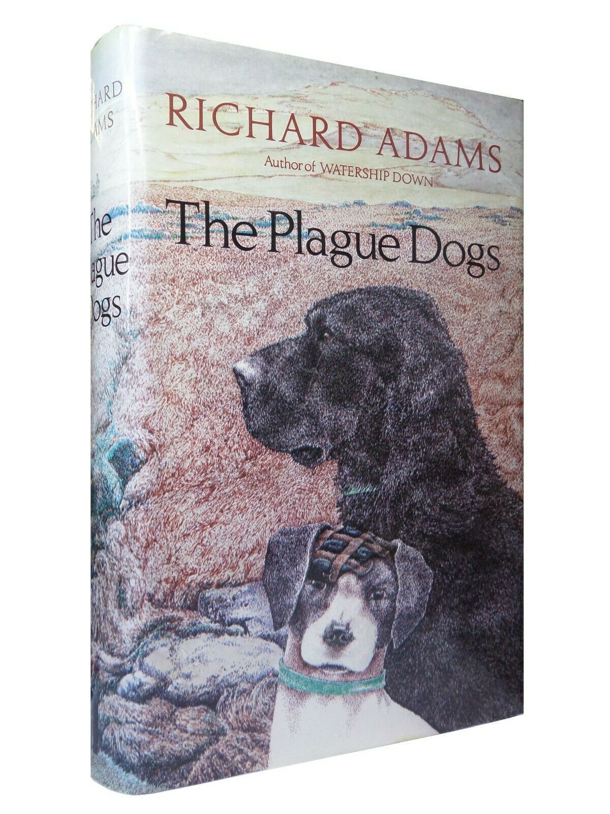 THE PLAGUE DOGS BY RICHARD ADAMS 1977 SIGNED & INSCRIBED FIRST EDITION