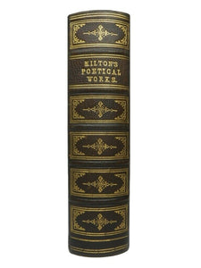 THE POETICAL WORKS OF JOHN MILTON 1862 Paradise Lost, Fine Gilt Morocco Binding
