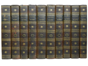 THE WORKS OF FRANCIS BACON 1803 In Ten Volumes, Contemporary Speckled Calf