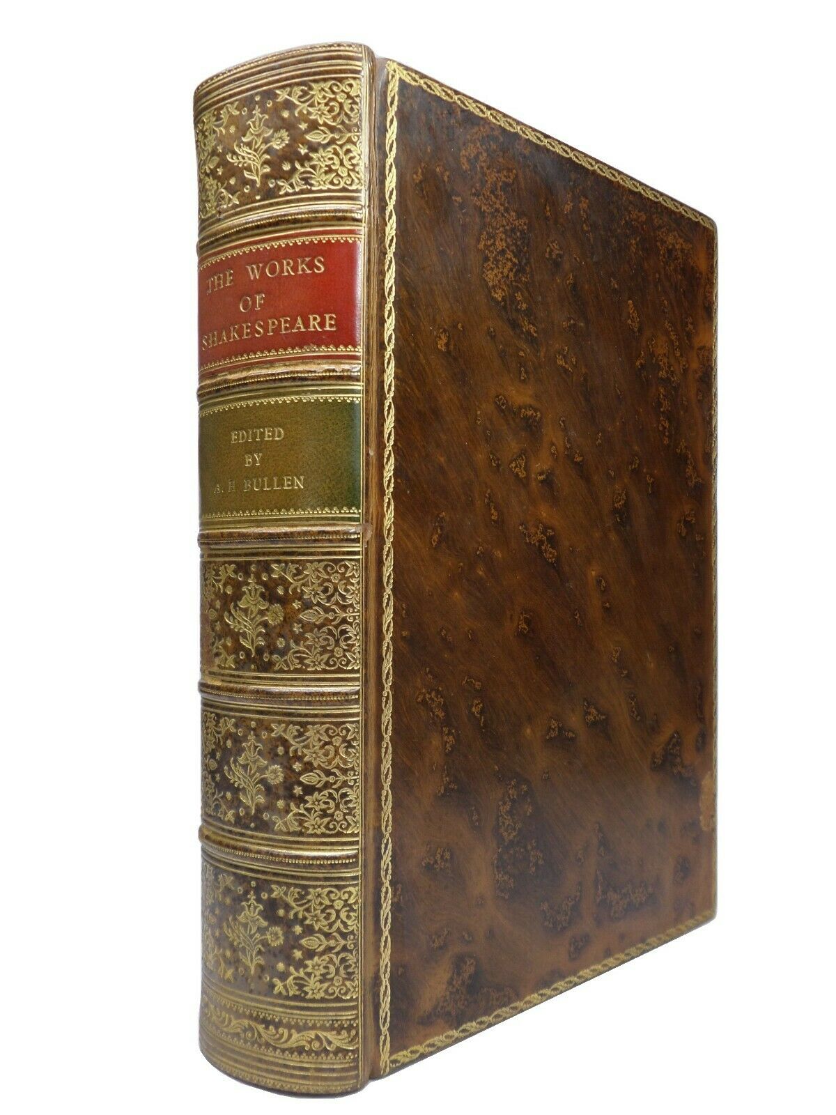 THE WORKS OF WILLIAM SHAKESPEARE 1934 FINE TREE CALF BINDING BY RIVIERE