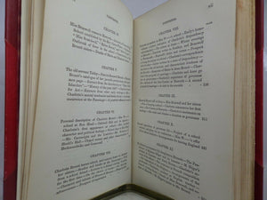 THE LIFE OF CHARLOTTE BRONTE BY E.C. GASKELL 1857 HENRY SOTHERAN LEATHER BINDING