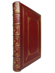 THE VISION OF HELL BY DANTE ALIGHIERI 1892 FINE MOROCCO BINDING, GUSTAVE DORE ILLUSTRATIONS