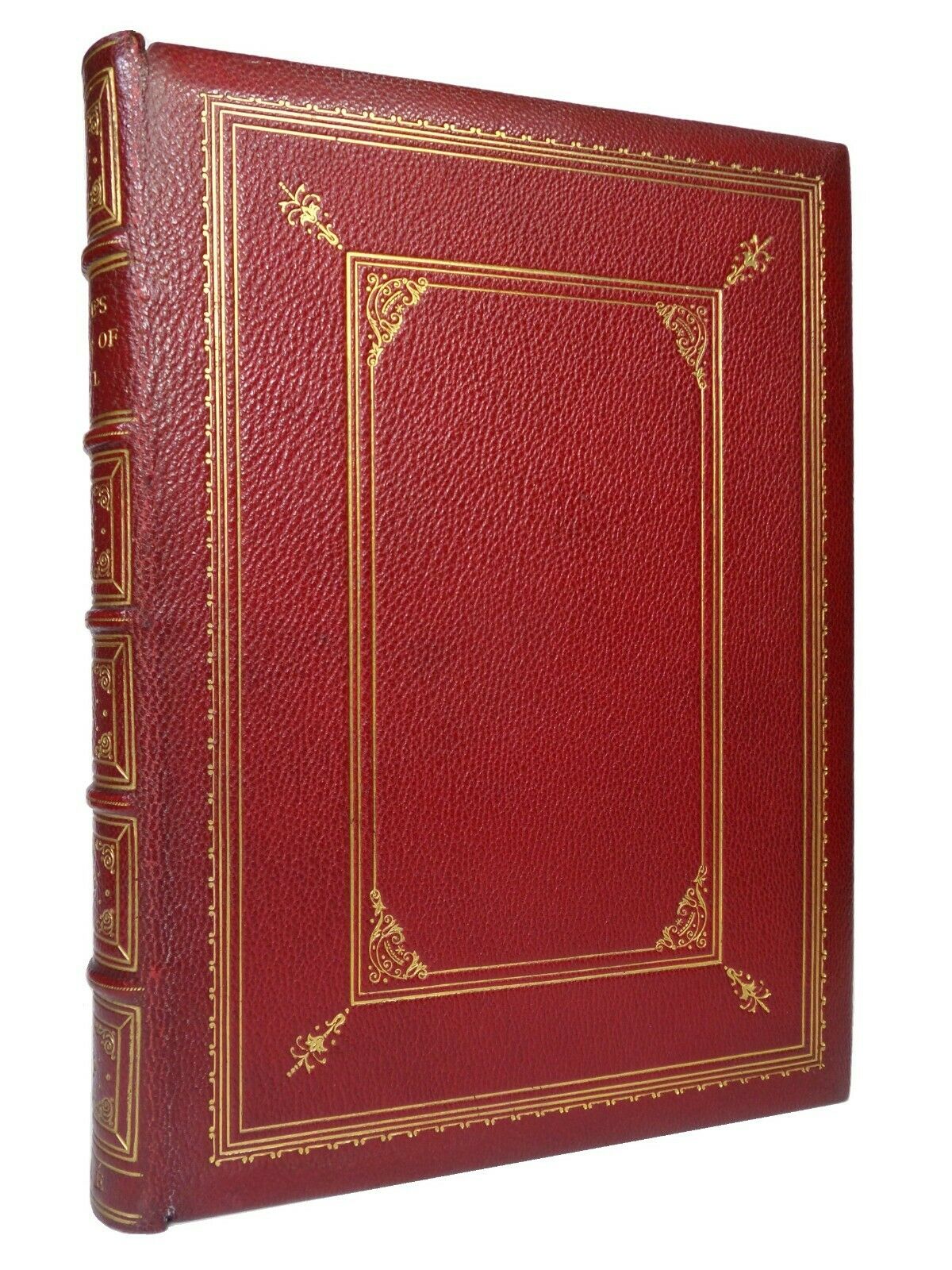 THE VISION OF HELL BY DANTE ALIGHIERI 1892 FINE MOROCCO BINDING, GUSTAVE DORE ILLUSTRATIONS