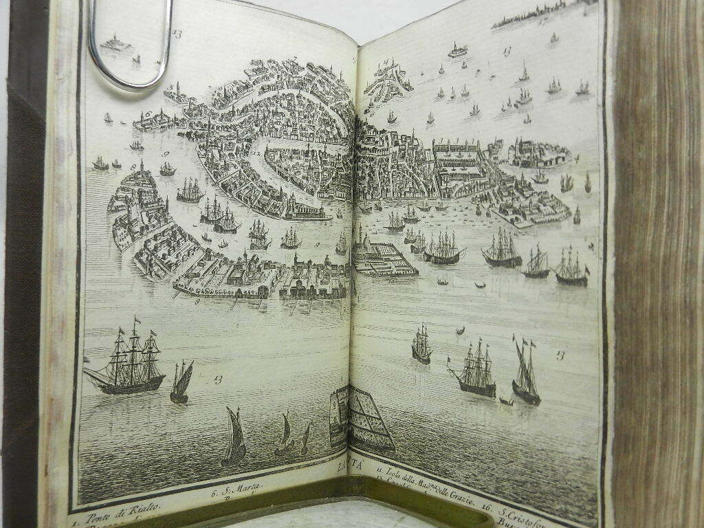 FORESTIERO ILLUMINATO INTORNO LE COSE PIU RARE... GIOVANNI BATTISTA ALBRIZZI 1761 Rare Venice Guidebook