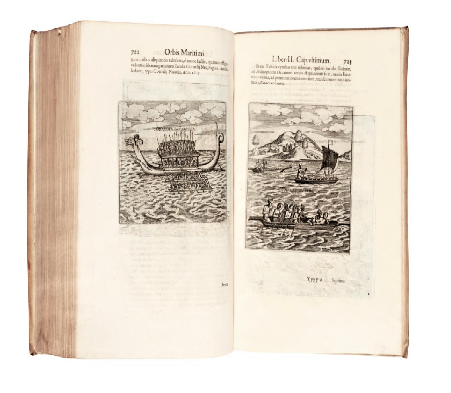 MORISOT, CLAUDE BARTHELEMY: ORBIS MARITIMI SIVE RERUM IN MARI ET LITTORIBUS GESTARUM GENERALIS HISTORIA 1643 First Naval History