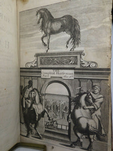 THE COMPLEAT HORSEMAN BY SOLLEYSELL 1696 TRANS. BY WILLIAM HOPE, FIRST EDITION