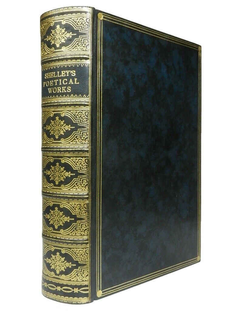 THE COMPLETE POETICAL WORKS OF PERCY BYSSHE SHELLEY 1927 Fine Riviere Binding