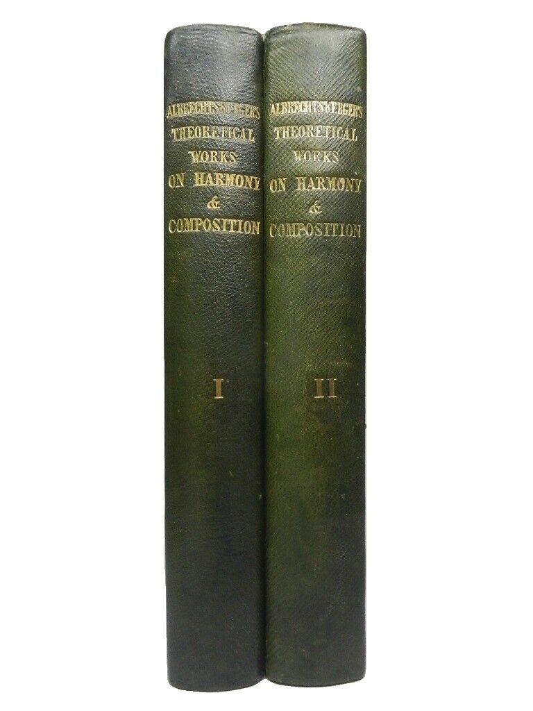 METHODS OF HARMONY FIGURED BASE & COMPOSITIONS BY JOHANN G. ALBRECHTSBERGER 1843