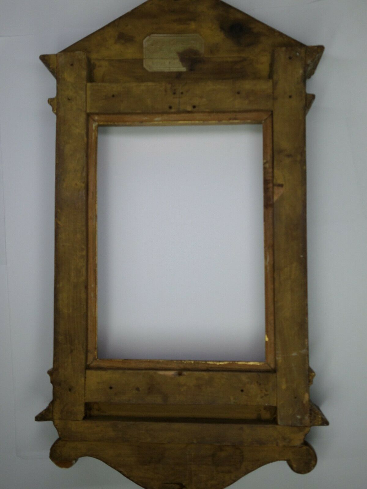 ANTIQUE 19TH CENTURY GILT TABERNACLE FRAME, Italian Renaissance-Style