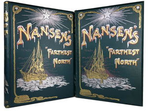 FARTHEST NORTH BY FRIDTJOF NANSEN 1898 SECOND EDITION IN TWO VOLUMES