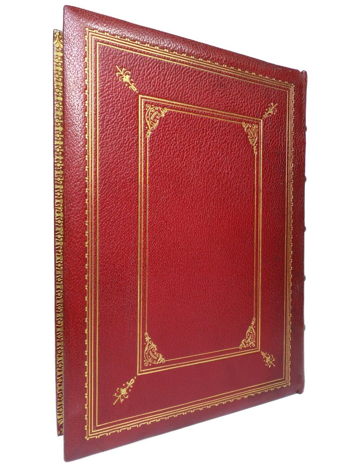 THE VISION OF HELL BY DANTE ALIGHIERI 1892 FINE MOROCCO BINDING, GUSTAVE DORE ILLUSTRATIONS