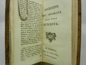 STORICA DIMOSTRAZIONE DELLA CITTA DI PADOVA [PADUA]... Giovanni Meschinello 1767