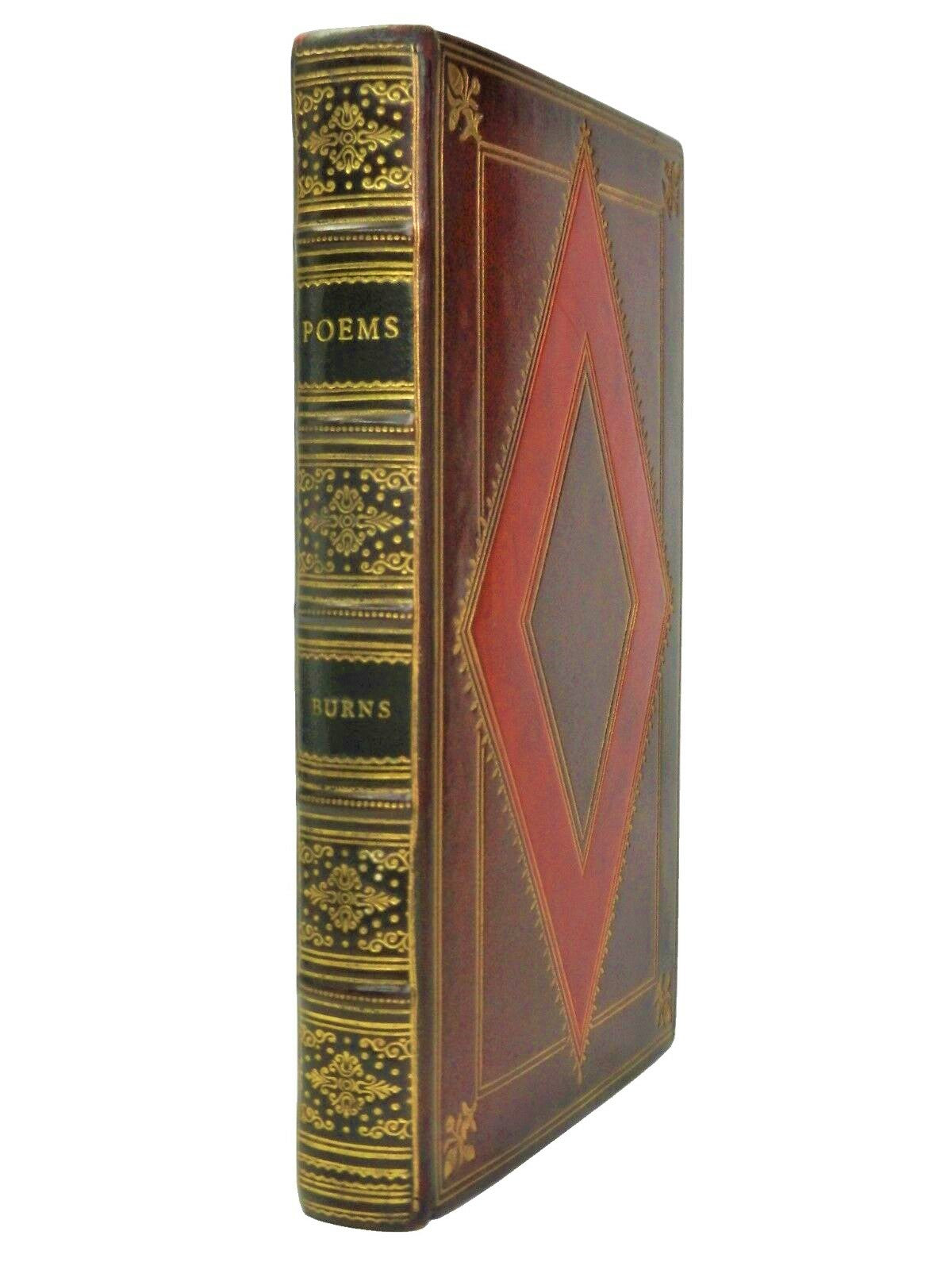 POEMS BY ROBERT BURNS C.1910 FINE RIVIERE BINDING