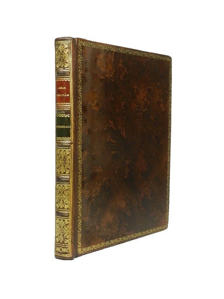 THE RUBAIYAT OF OMAR KHAYYAM Circa 1910 Fine Riviere Tree Calf Binding