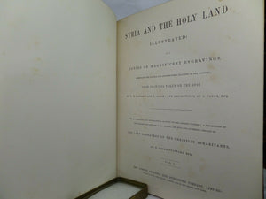 SYRIA AND THE HOLY LAND ILLUSTRATED BY JOHN CARNE CIRCA 1861 TWO VOLUMES IN ONE