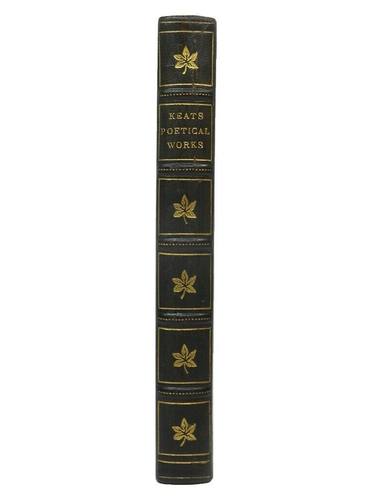 THE POETICAL WORKS OF JOHN KEATS 1924 Fine Riviere Leather Binding