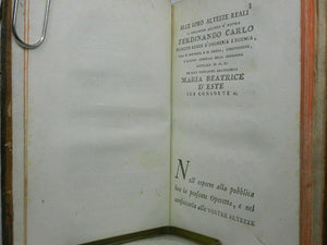 DESCRIZIONE STORICA DELLE PITTURE DEL REGIO-DUCALE PALAZZO... GIO. BOTTANI 1783