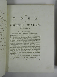 A TOUR IN WALES BY THOMAS PENNANT 1784 Second Edition, Leather-Bound