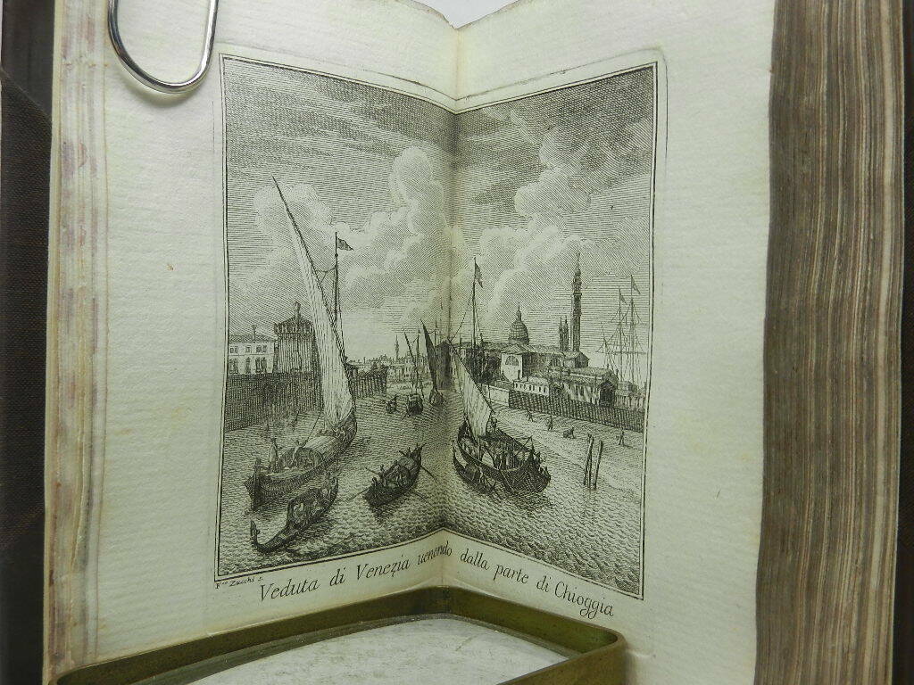 FORESTIERO ILLUMINATO INTORNO LE COSE PIU RARE... GIOVANNI BATTISTA ALBRIZZI 1761 Rare Venice Guidebook