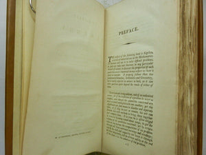 A TREATISE OF ALGEBRA BY WILLIAM EMERSON 1808 New Edition