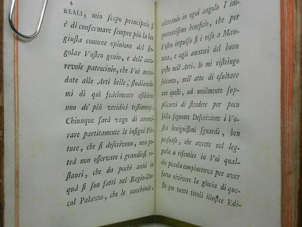 DESCRIZIONE STORICA DELLE PITTURE DEL REGIO-DUCALE PALAZZO... GIO. BOTTANI 1783