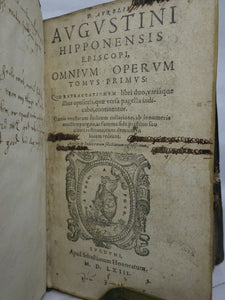 1563 CONFESSIONS OF SAINT AUGUSTINE + Catholic Philosophy Soliloquies Bible