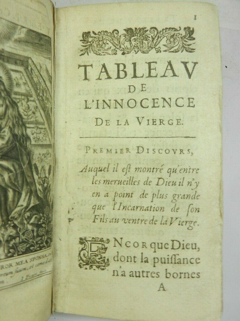 TABLEAU DE L'INNOCENCE BY NICOLAS COEFFETEAU 1621 Extremely Rare First Edition