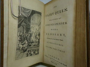 THE FAIRY QUEEN BY EDMUND SPENSER 1758 IN TWO VOLUMES