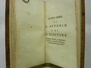 STORICA DIMOSTRAZIONE DELLA CITTA DI PADOVA [PADUA]... Giovanni Meschinello 1767