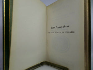 THE TRIAL AND DEATH OF SOCRATES BY PLATO 1946 SANGORSKI & SUTCLIFFE FINE BINDING