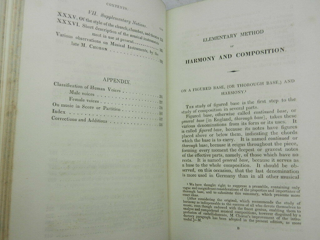 METHODS OF HARMONY FIGURED BASE & COMPOSITIONS BY JOHANN G. ALBRECHTSBERGER 1843