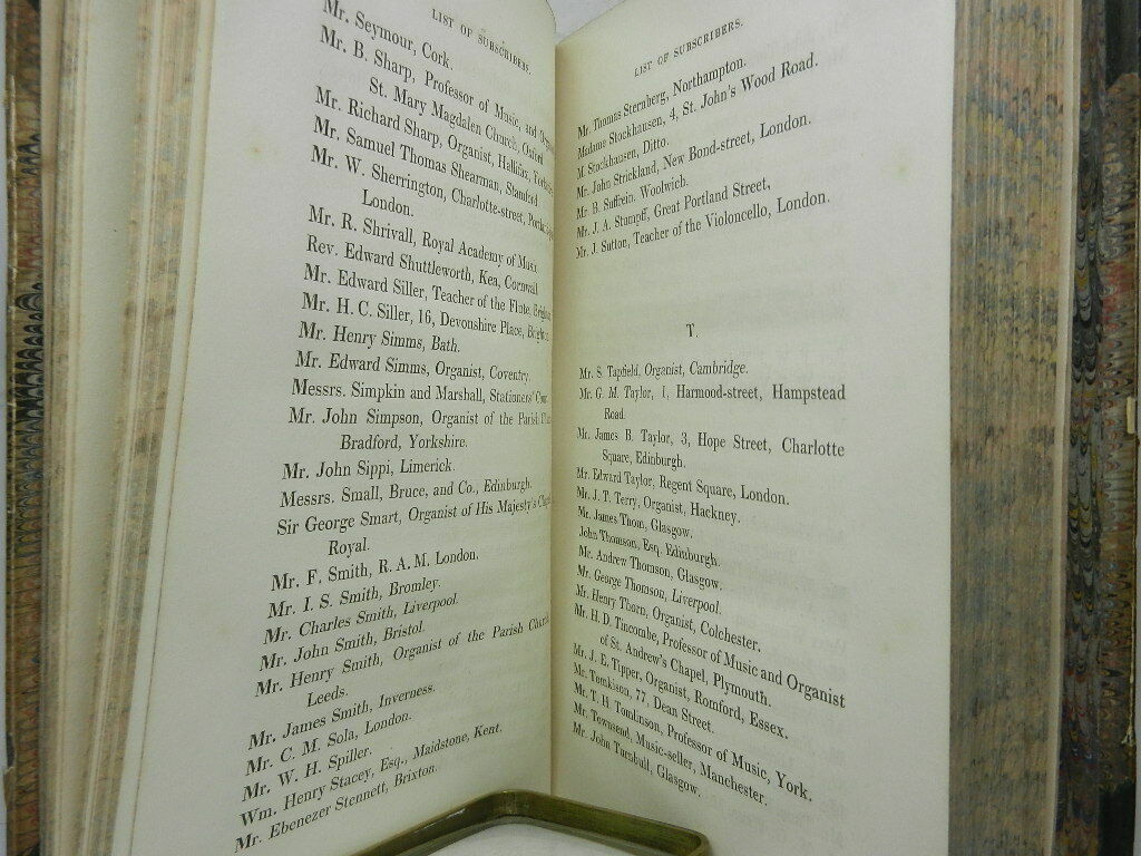 METHODS OF HARMONY FIGURED BASE & COMPOSITIONS BY JOHANN G. ALBRECHTSBERGER 1843