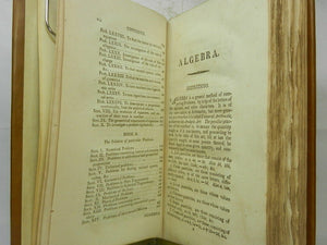 A TREATISE OF ALGEBRA BY WILLIAM EMERSON 1808 New Edition