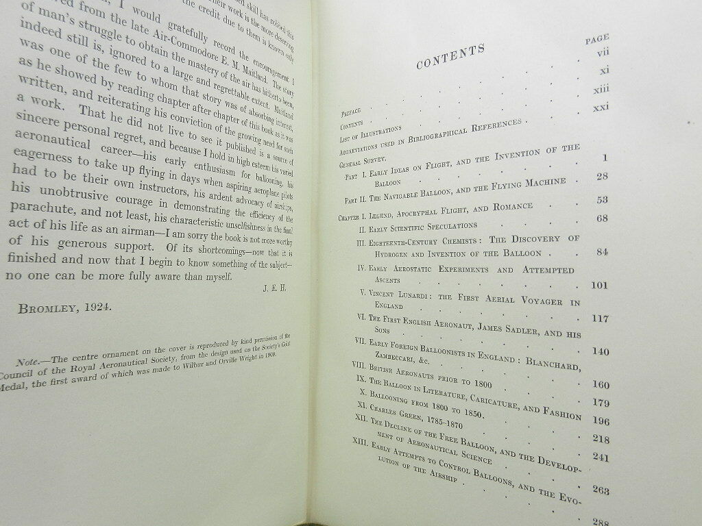 THE HISTORY OF AERONAUTICS IN GREAT BRITAIN BY J. E HODGSON 1924 FIRST EDITION