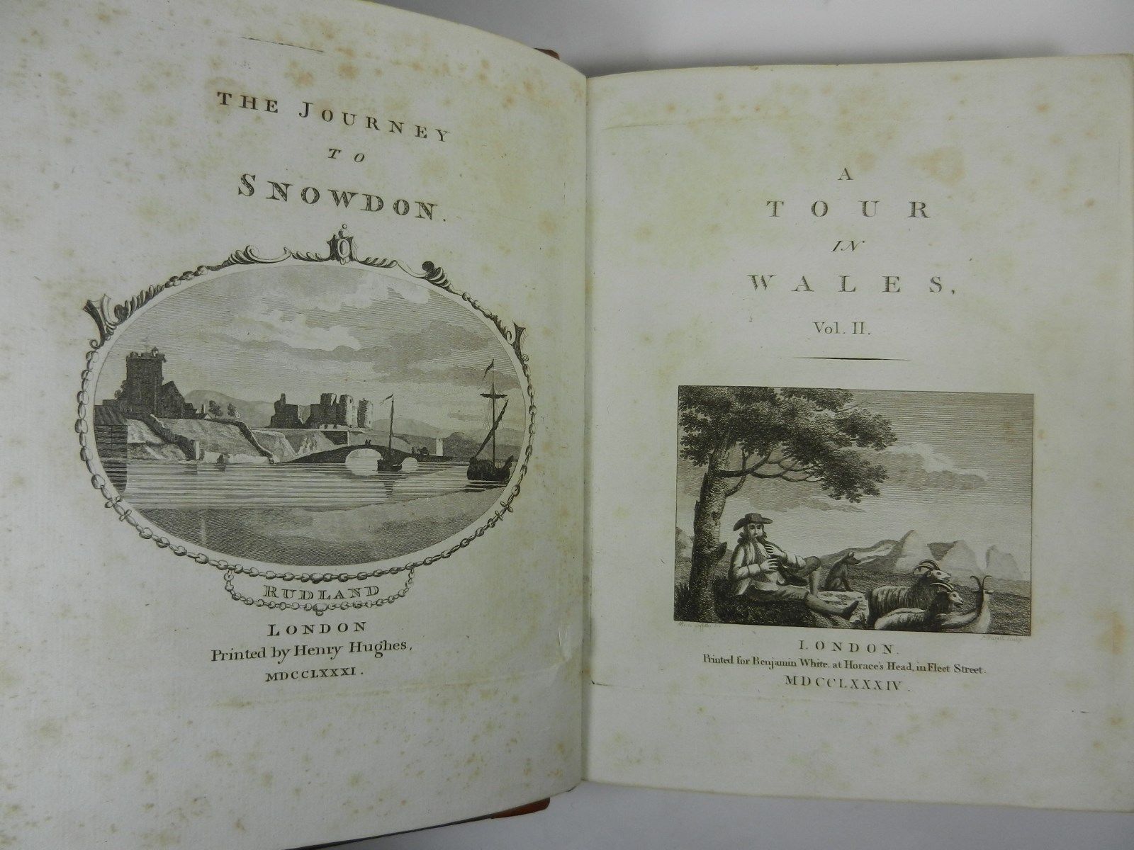 A TOUR IN WALES BY THOMAS PENNANT 1784 Second Edition, Leather-Bound