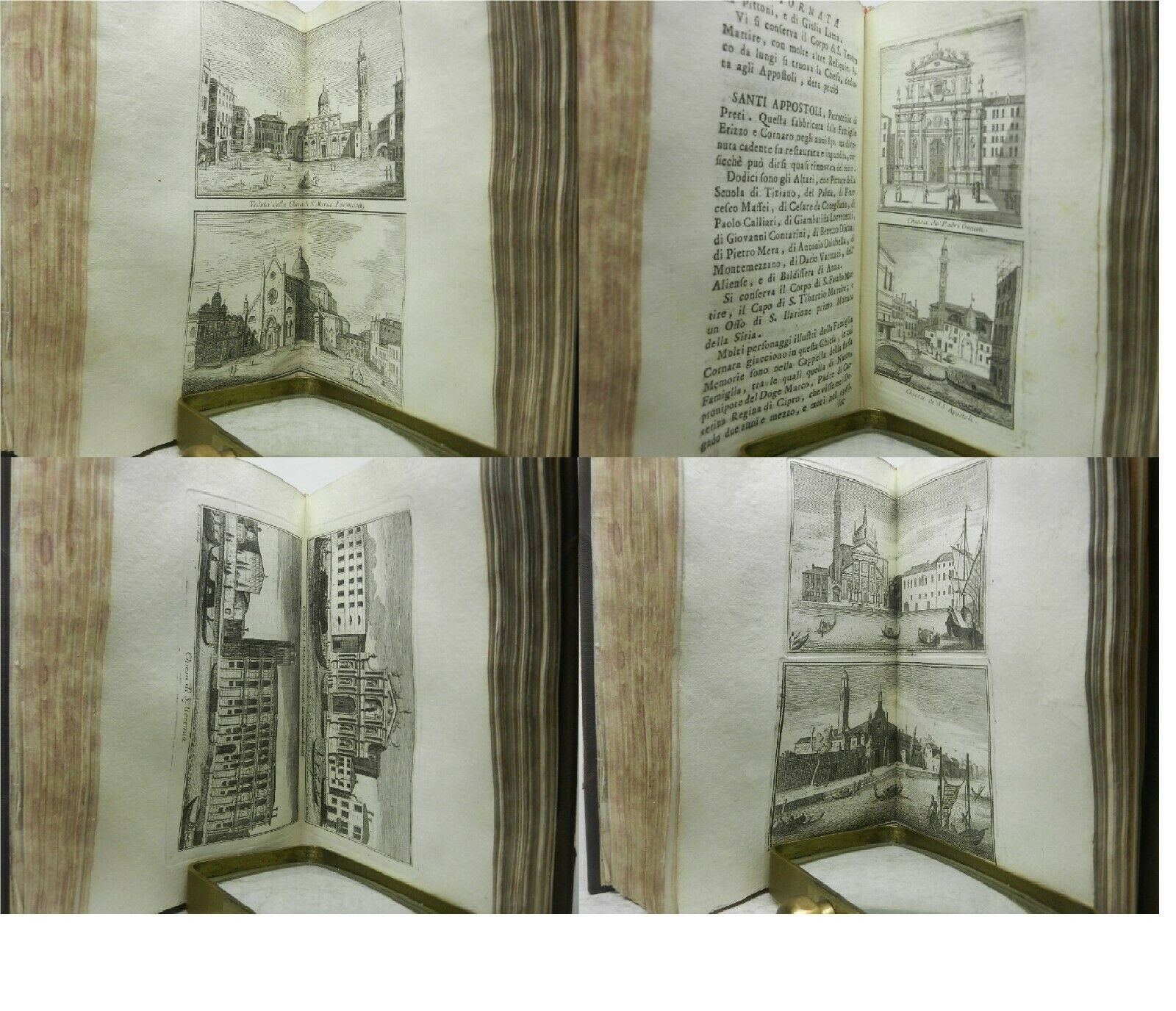 FORESTIERO ILLUMINATO INTORNO LE COSE PIU RARE... GIOVANNI BATTISTA ALBRIZZI 1761 Rare Venice Guidebook