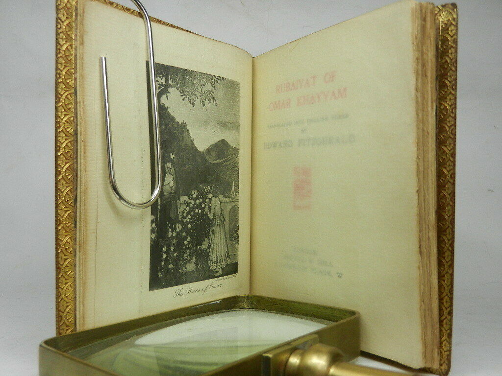 THE RUBAIYAT OF OMAR KHAYYAM Circa 1910 Fine Riviere Tree Calf Binding