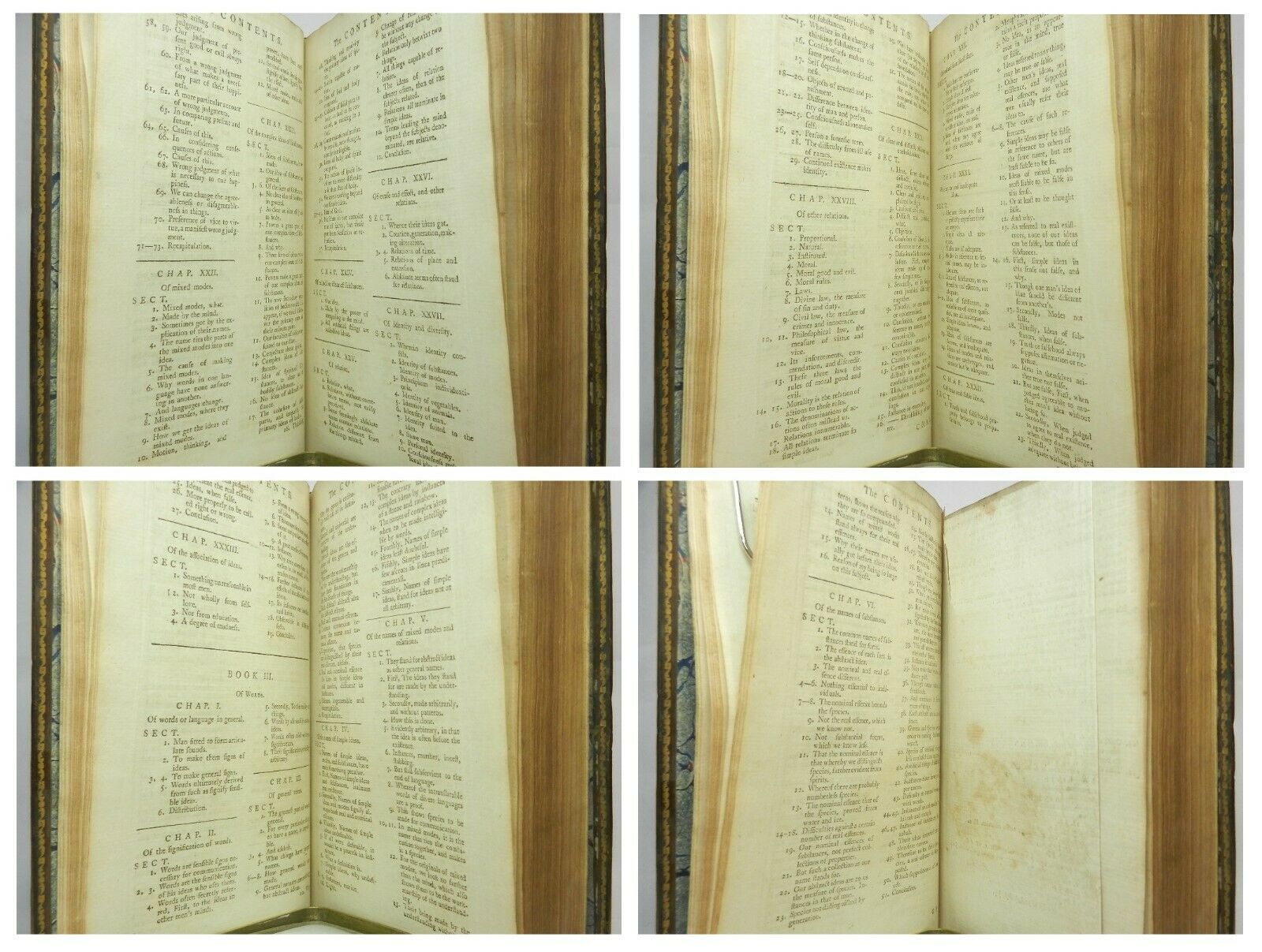 AN ESSAY CONCERNING HUMAN UNDERSTANDING BY JOHN LOCKE 1796 In Two Volumes