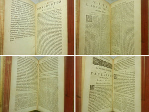 THE WORKS OF LUCIUS ANNAEUS SENECA IN THREE VOLUMES 1672-1673 Vellum-Bound